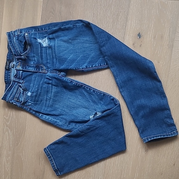 Judy Blue Jeans Women's sz 3/26 Distressed Mid Rise Skinny Leg Denim Jean - Picture 1 of 10